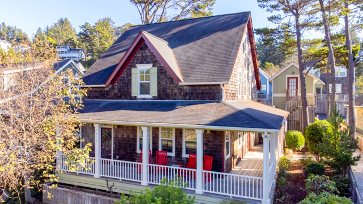 Nelscott House | Dog-friendly home near beach with private hot tub, pool, bikes, & EV charger