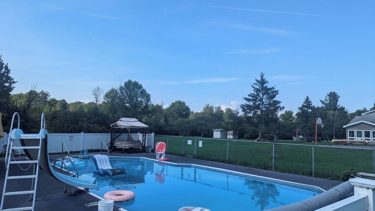 Alexandria Bay House | Dog-Friendly large rural Estate just outside Alex Bay with hot tub and pool!