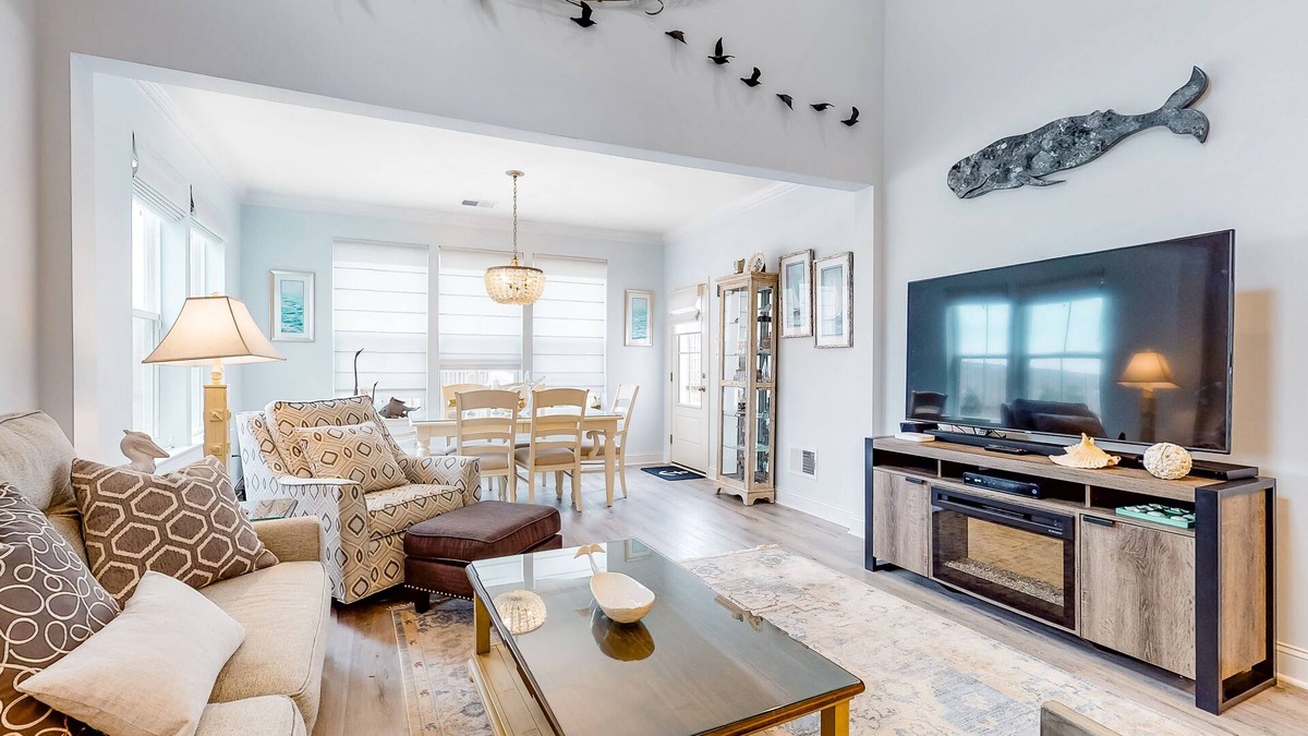 Bayside House | Dog-friendly resort townhouse w/shared sauna, fireplace, basketball/tennis court