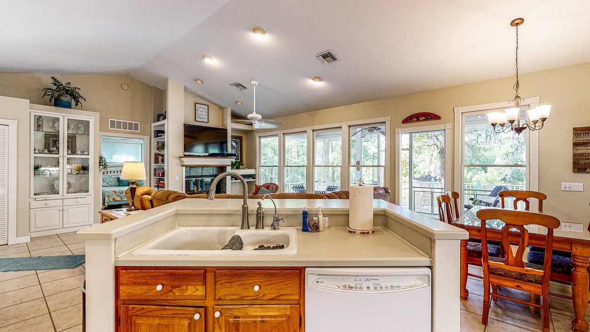 Bell House | Dog-friendly riverfront home - screened porch, 2 private docks, boat ramp access