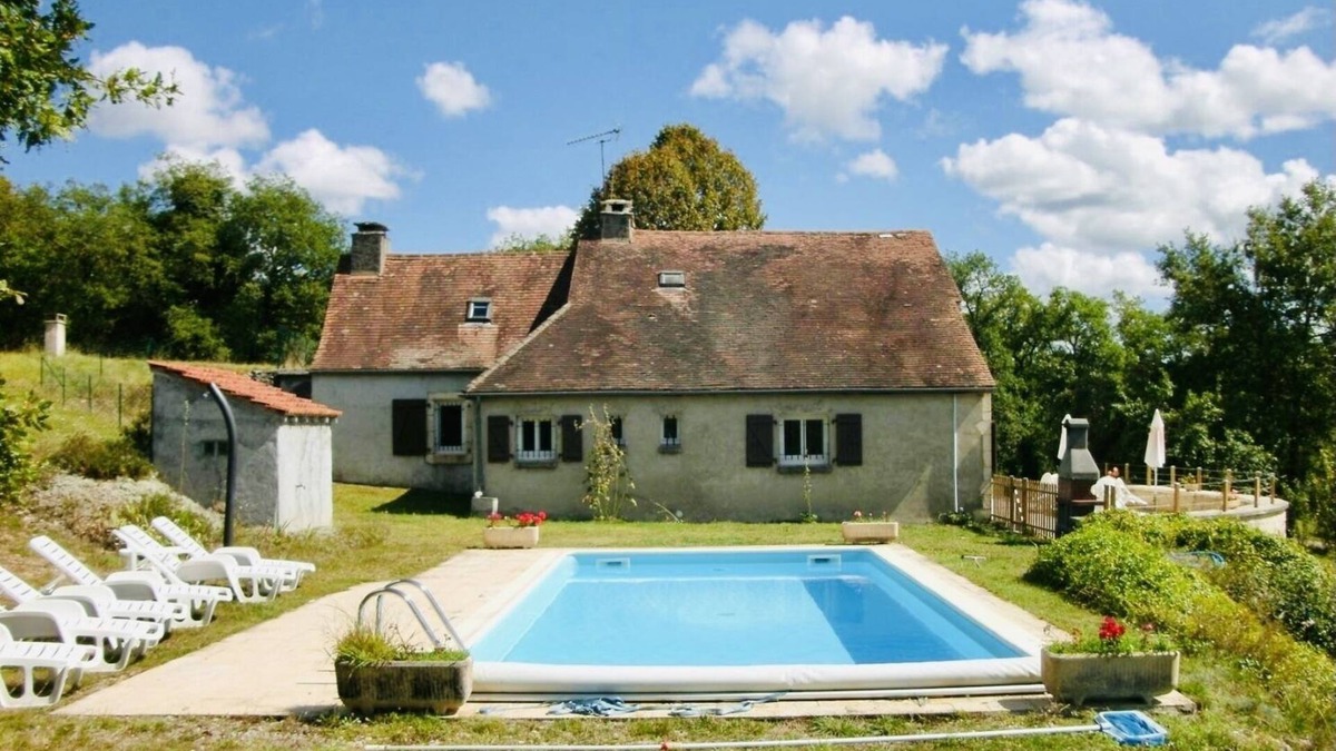Concores House | Domaine biargues 9 pers with secure swimming pool between sarlat and rocamadour
