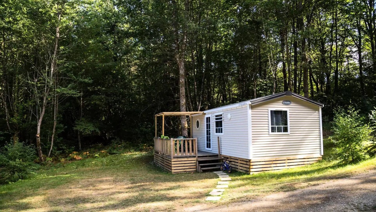 St-Sulpice-de-Mareuil House | Domaine de Corneuil * - Mobile home Premium Verveine - 2 bedrooms + terrace 11.25 m2 6 people