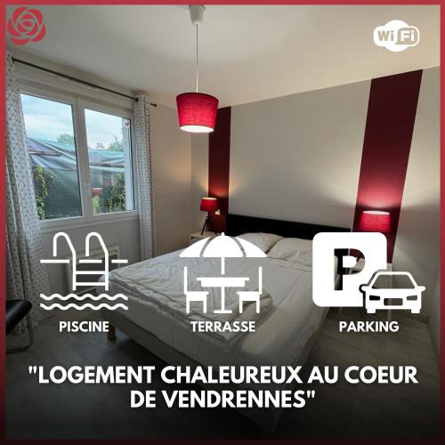 Vendrennes Apartment | Domaine des 5 Roses - Rose Rouge