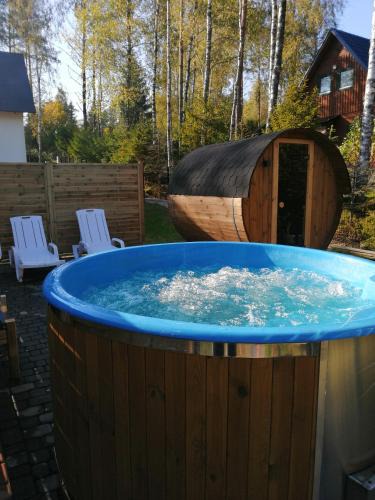 Sulecki Borek Villa | Domek Julia z banią ruską i sauną