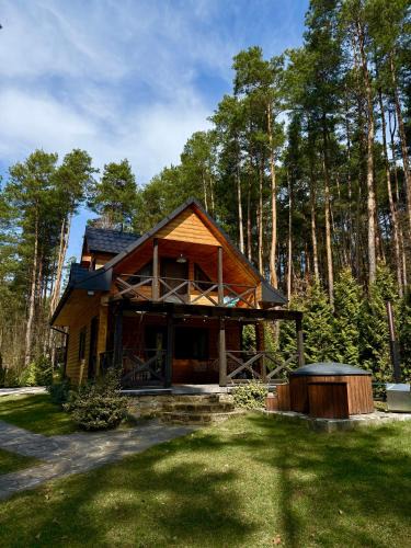 Rakow House | Domek w lesie nad zalewem