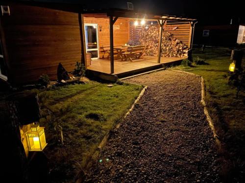 gmina Stezyca House | Domek Wojtuś,wilcza chatka na Kaszubach koło Golubia,z balia i sauna,2 osobne sypialnie