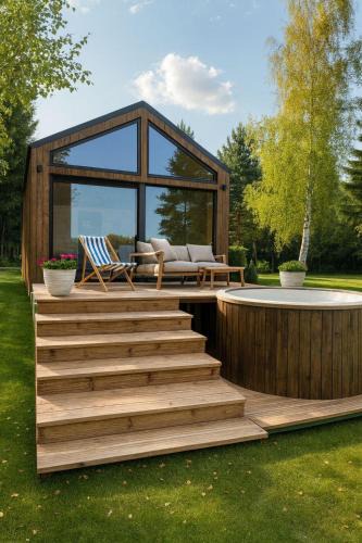 gmina Lubiewo Resort | Domki modułowe przy plaży