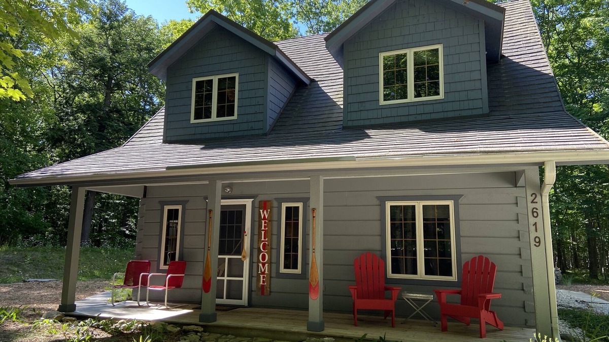Baileys Harbor Cabin | Door County-Cozy Cabin nestled in The Woods, and Close to all DC has to offer!