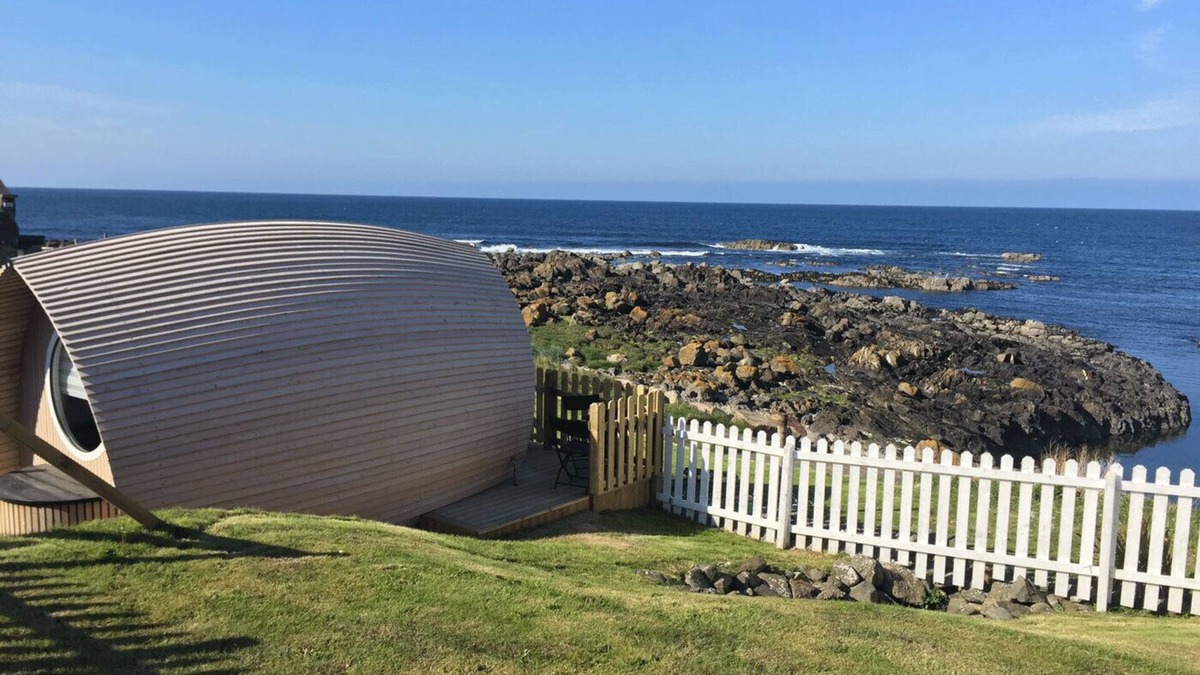 Sandhaven Cabin | "Door to the Shore" is the ultimate in deluxe glamping accommodation in Scotland