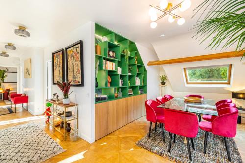 Meudon Apartment | Double Appartements 210 sqm up to 18 guests, Villa des Ammonites 2&3