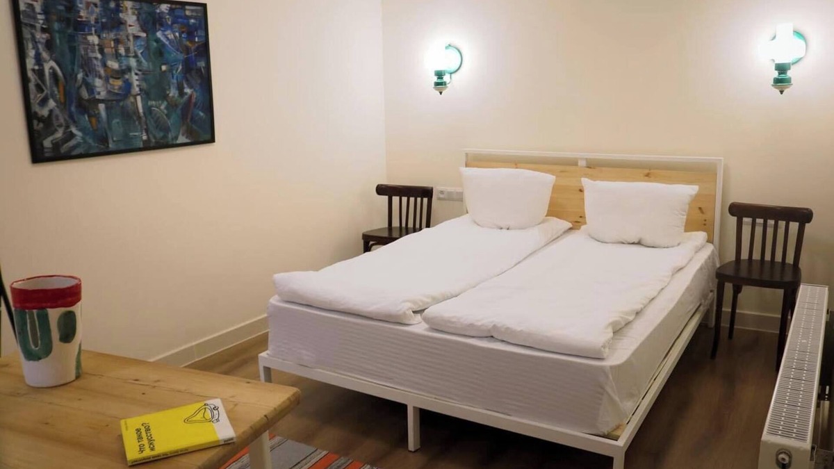 Gyumri Apartment | Double-bedroom apartment in downtown, with a wine bar on ground floor