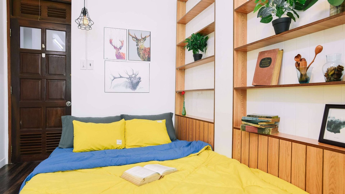 Phuong 8 House | Double room No.4 with private bathroom and balcony