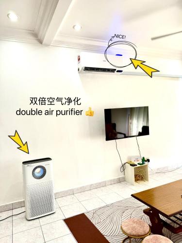 Taman Kota Laksamana House | Double Storey 4 room - Walk to Jonker Street #9pax