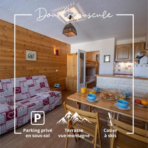 Le Sauze Apartment | Doux Crépuscule - Au bord des pistes - Parking