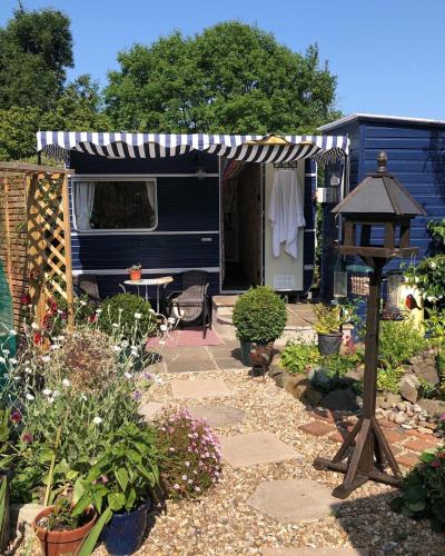 Heligan Bed & Breakfast | Down The Garden Path Vintage Caravan B&B , Dartmoor