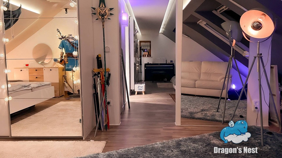 Schwaig bei Nuernberg Apartment | Dragons Nest: Cozy & Modern Attic Loft Nuremberg