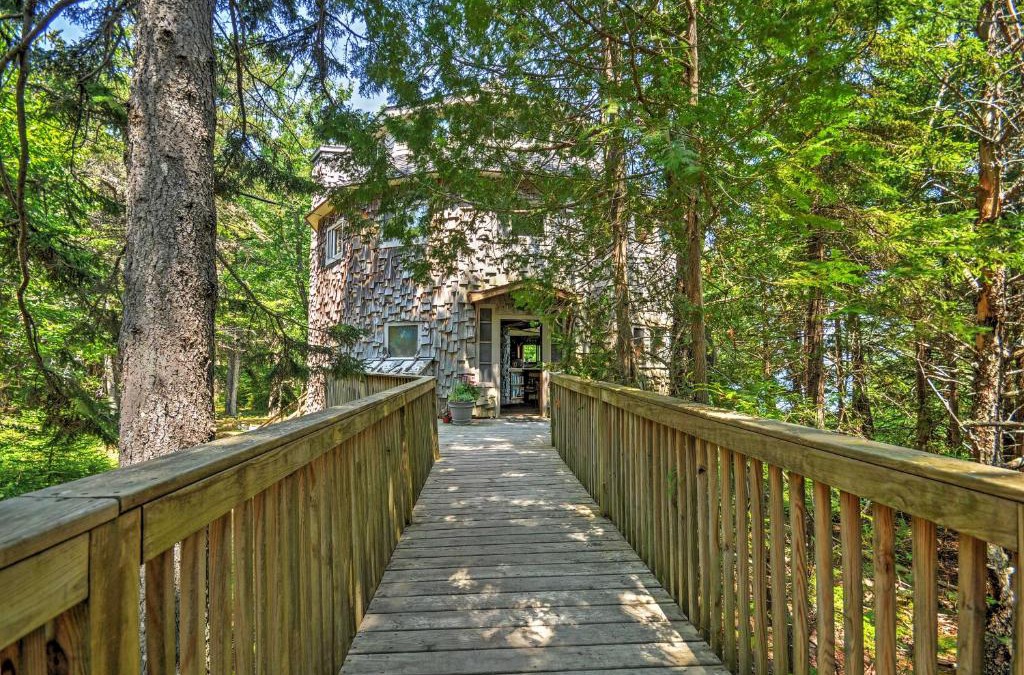 Prospect Harbor House | Dragonwood Castle on Waterfront with Stunning View