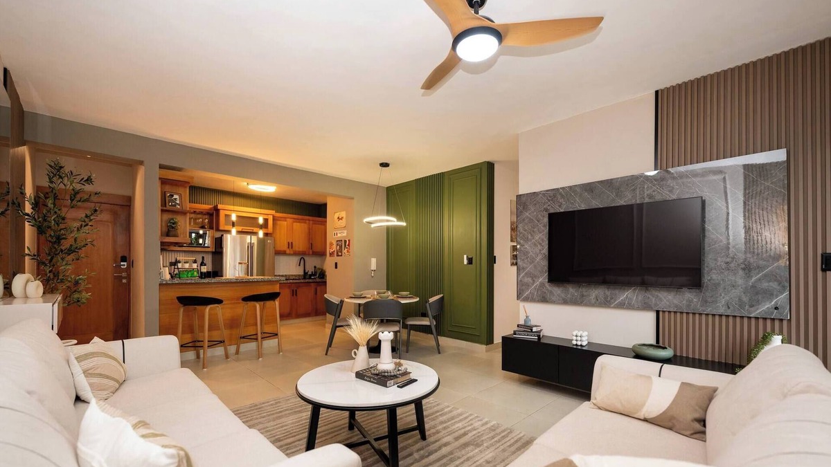 Santiago Province Apartment | Dream Stay - Pool & Gym - 10min Airport & Homs