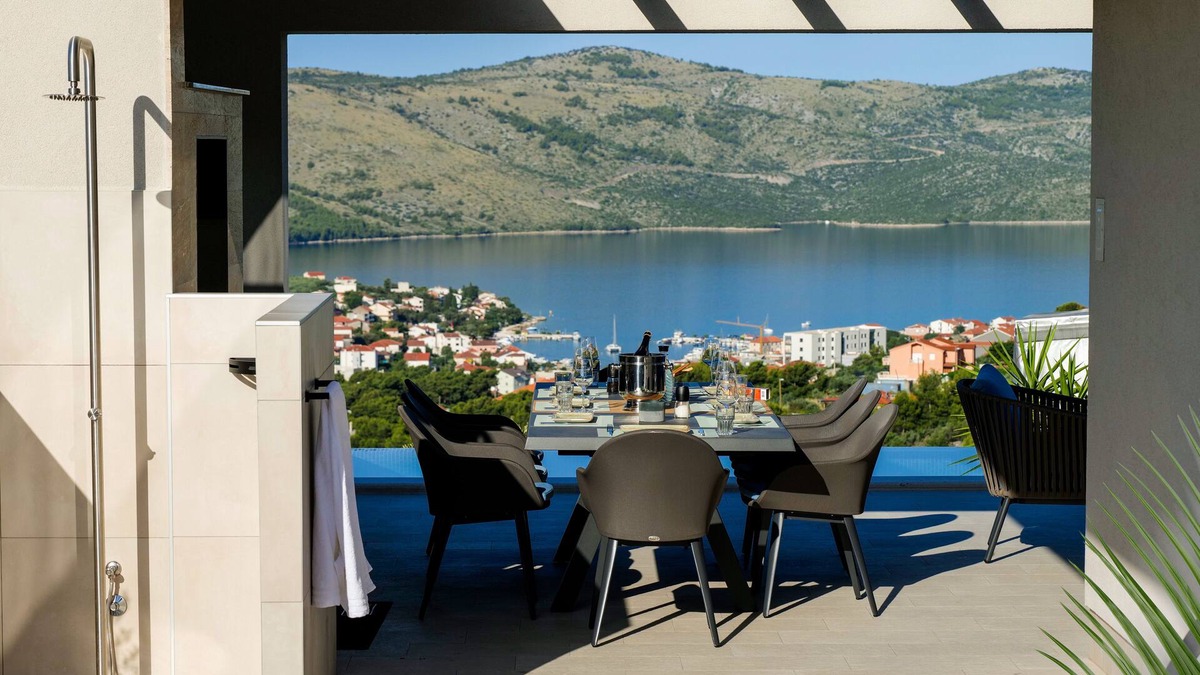 Seget Villa | Dream sea view Villa Blue Horizon near Trogir for connoisseurs