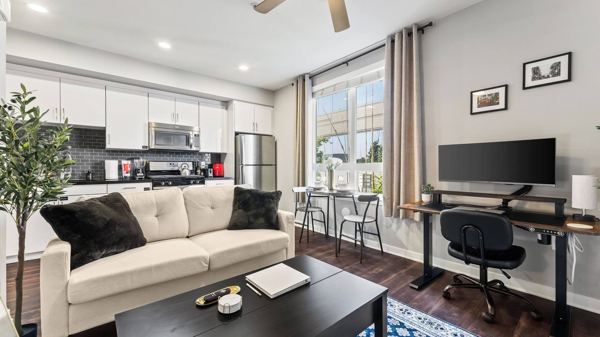 Westchester Apartment | Dream Work Haven → Full Gym → Indoor + Outdoor Spaces → Safe and Walkable Area