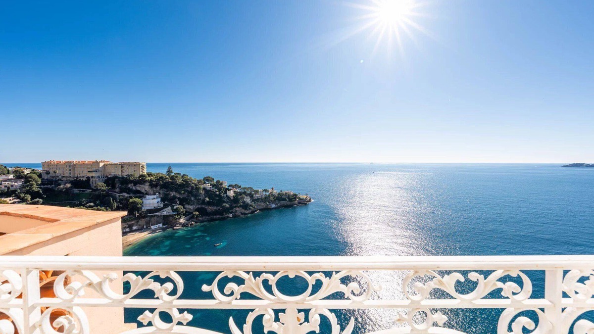 Cap d'Ail Condo | Dreaming 2-beds Apartment With Panoramic Sea View