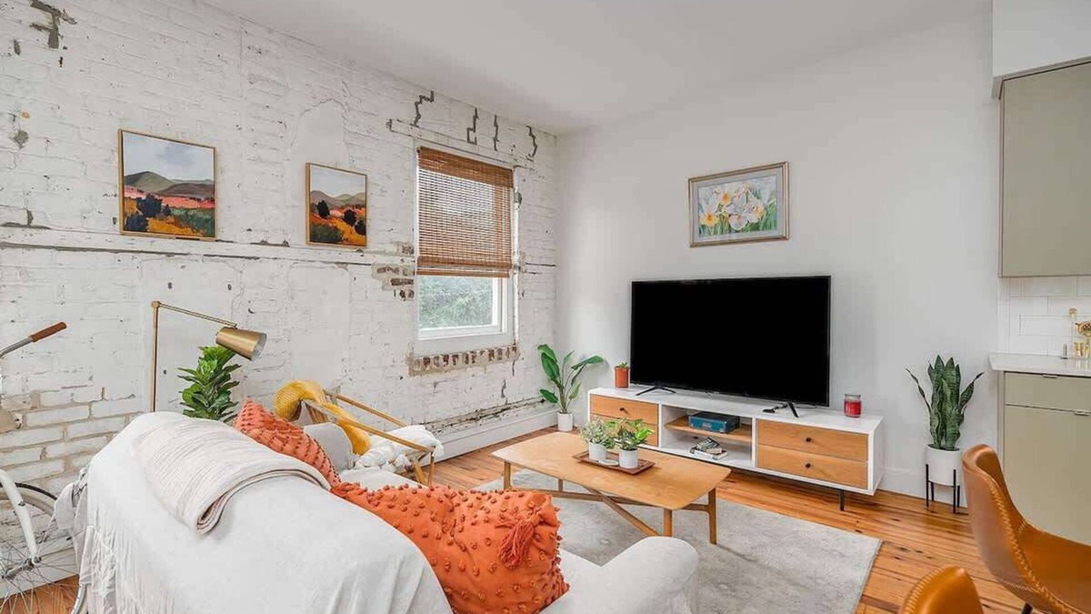 Historic District - North Condo | Dreamy Luxury Downtown Boho Loft | Bikes Included