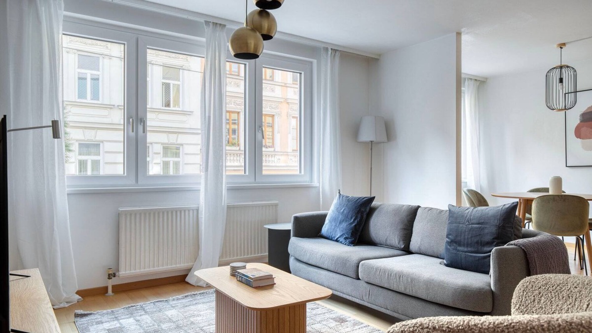 Hundsturm Apartment | Dreamy Margareten 2BR, nr Shopping, Dining & Tram, by Blueground