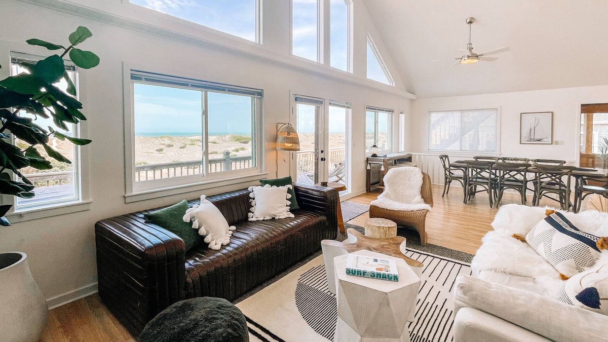 Salvo Cottage | Dune Haus ~ Lovely Oceanfront Cottage Private Cape Hatteras Beach HotTub Lift