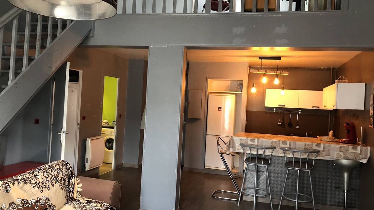 Coteaux Ouest Apartment | DUPLEX 2 ROOMS + LIVING ROOM Rouen TRAIN STATION