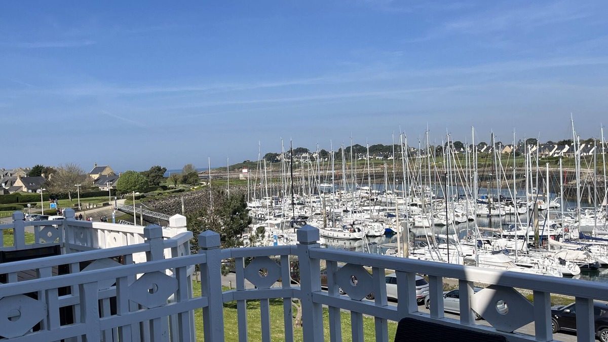 Arzon Apartment | Duplex 6 pers Port du Crouesty - terrace, port and sea view. Rated 3 *