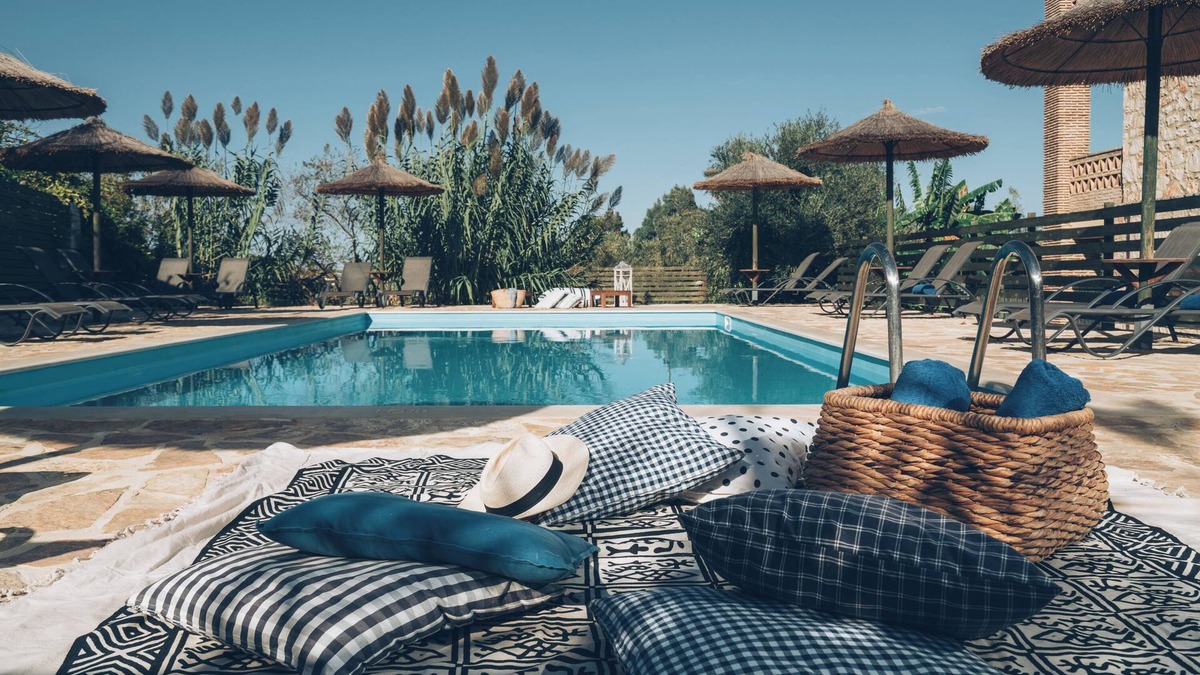 Vasilikos Apartment | Duplex Boutique Maisonettes, with a big Shared Pool, and Private SPA