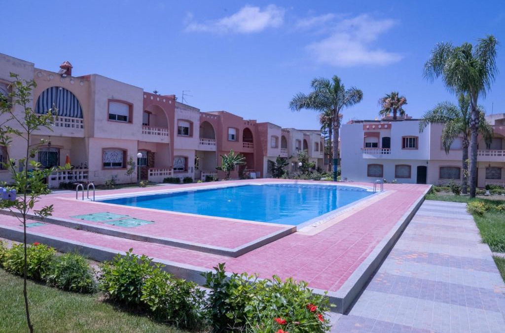 Moulay Abdallah Villa | Duplex La roseraie à 2min de la plage 2 piscines