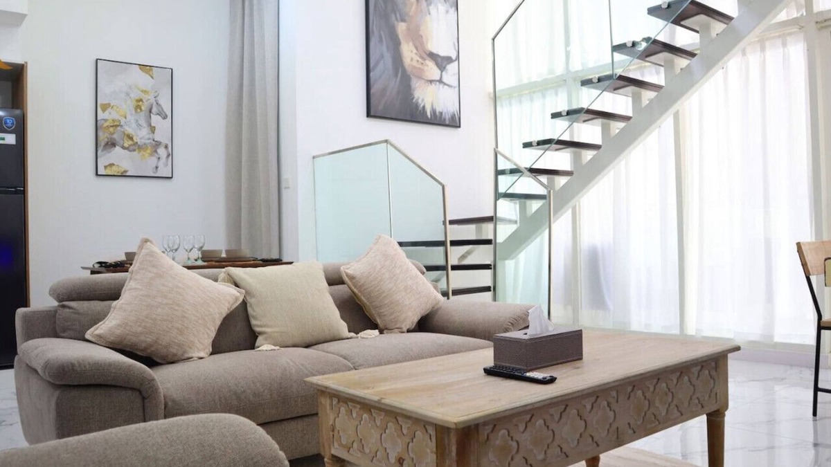 Masdar City Apartment | Duplex Serenity: Your 2BR Oasis in Masdar City