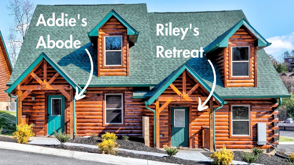 Pigeon Forge Cabin | Duplex Sleeps 16! No Steep Roads! 2 Hot Tubs, Arcades, Perfect for Groups