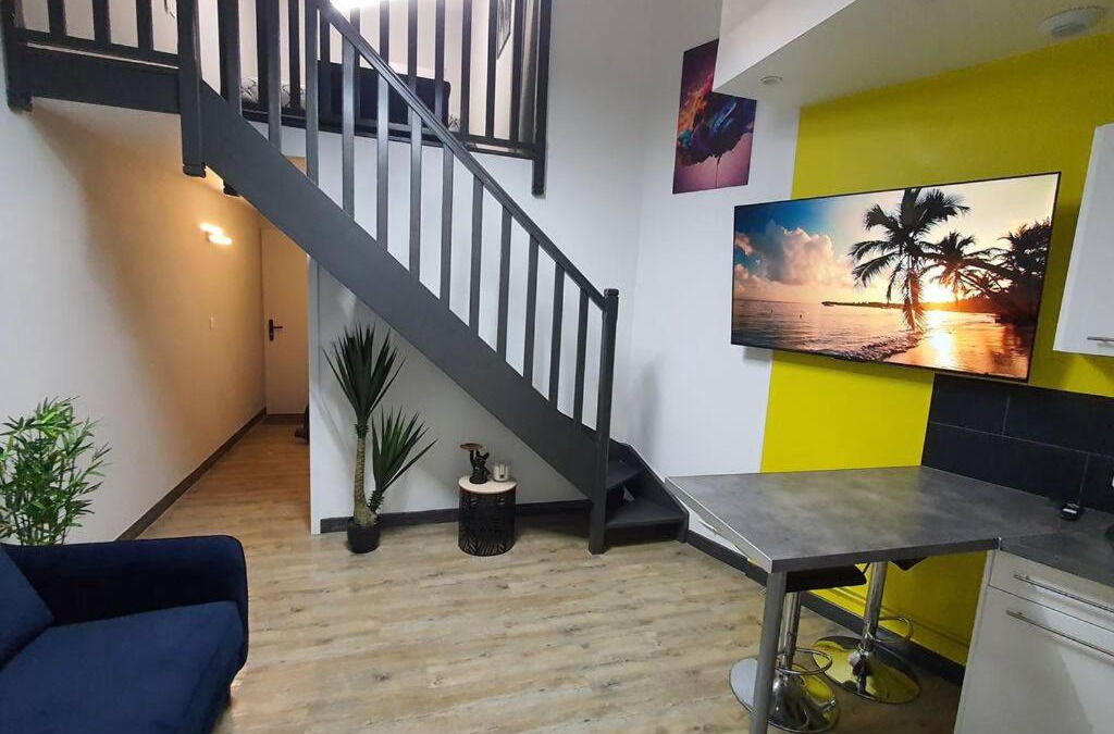 Sablon - Trudaine Apartment | Duplex T2 Neuf Jardin Lecoq