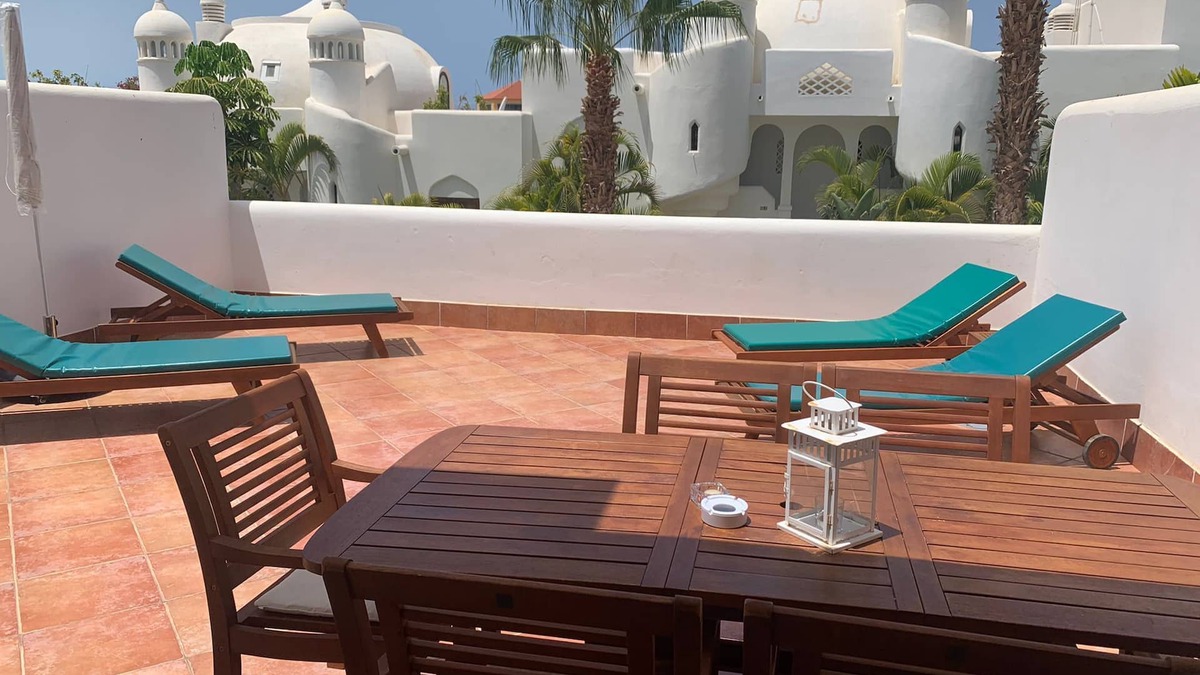 Playa Paraiso Apartment | Duplex with large terrace in urbanization with heated pool