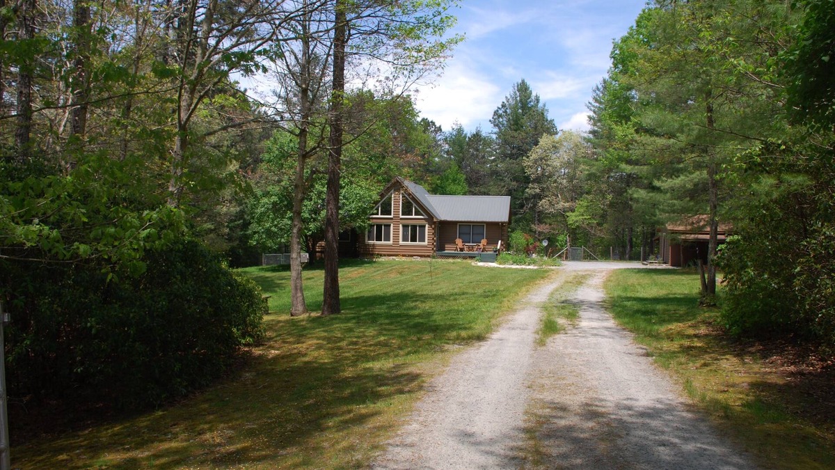 Cedar Mountain Cabin | Dupont, Waterfall, Wifi, Fenced Yard, Pets Ok, 40 acres