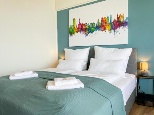Antonsviertel Apartment | E&K living - SKY-TV - 23 OG - Stadtblick - Kongress