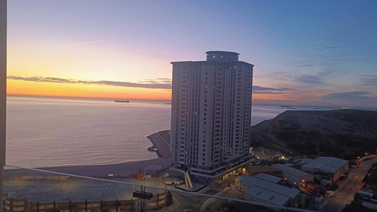 Gibraltar Apartment | E1 Studios, Sea & Beach Views, High Floor
