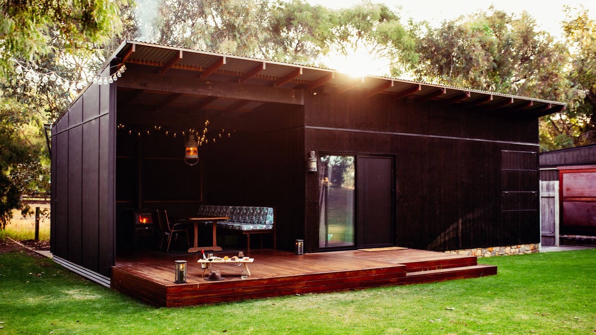Eagle Bay House | Eagle Bay CABIN - a rare find with direct beach access and large lawn area.