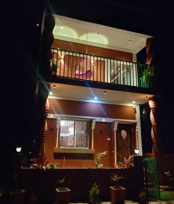 Chikkaballapur Villa | Earthern Brick home at Nandi