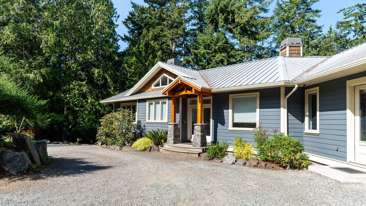 East Sooke House | East Sooke Hideawy,TOP VIEW,180° SEA VIEW