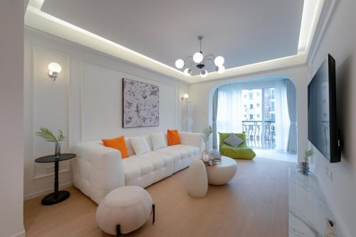 Changning Apartment | Eastern Hub - Zhongshan Park Branch Designer Boutique Home Warm two bedrooms with underfloor heating