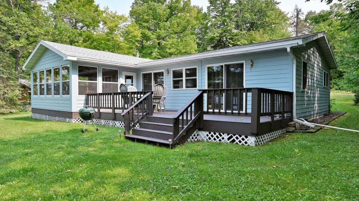 Cable Cabin | Ebert's Hideaway with Great Access to Dock and Stunning Views of Lake Namakagon