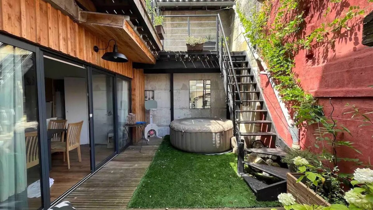 Saint Augustin House | Echoppe de Charme Avec Terrasse et Jacuzzi