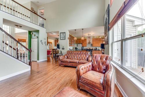 Grayslake House | Eclectic Grayslake Home with Private Yard and Fire Pit