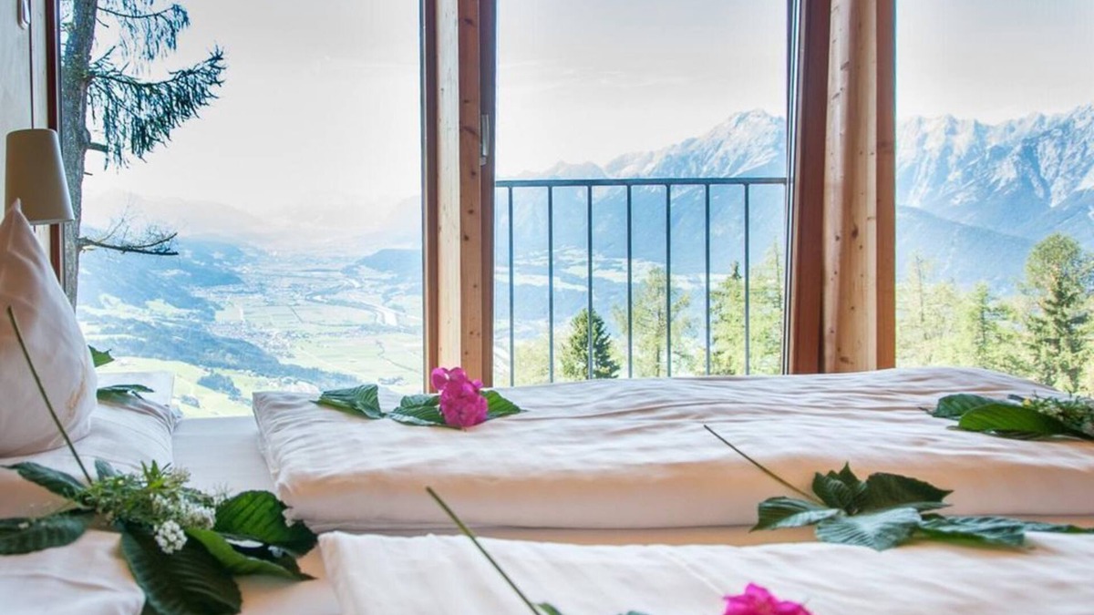 Schwaz Apartment | Einzelzimmer Panorama - Biohotel Grafenast
