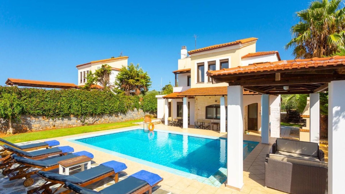 Kefalas Villa | Ekklisies Dio Large Private Pool, A/C, WiFi