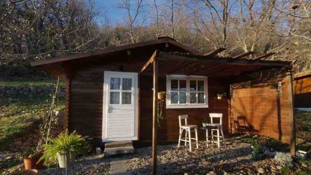 Candeleda House | El Blanco Romántica cabaña de madera