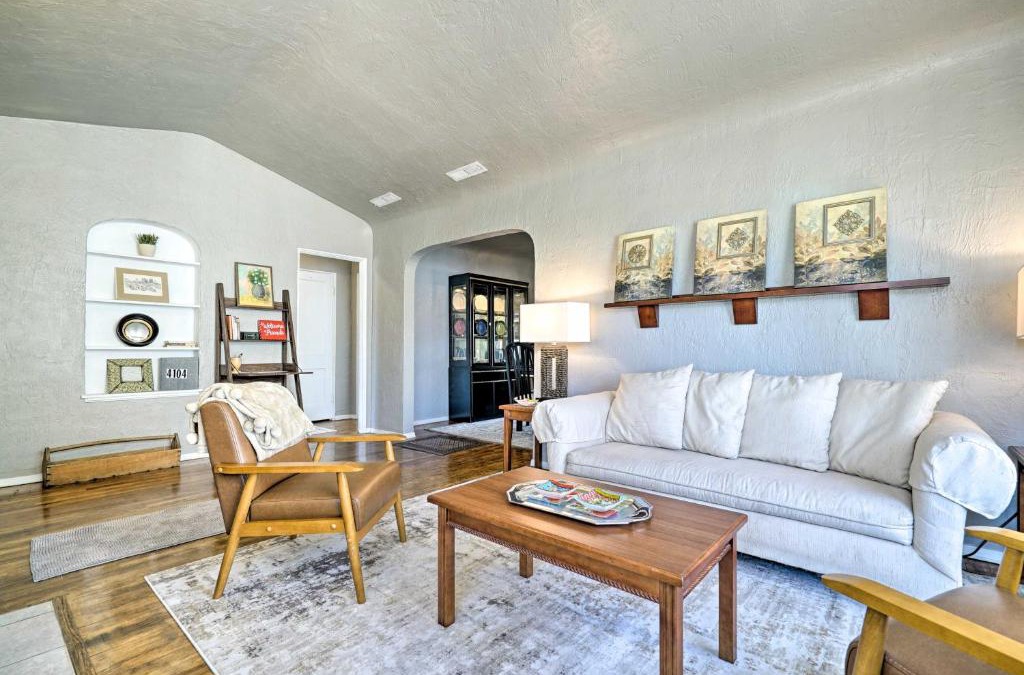 Pershing - Government Hill House | El Paso Home with Backyard and Outdoor Fireplace!